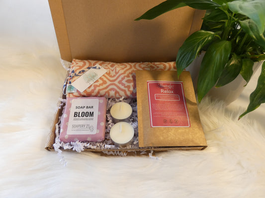 BLOSSOM & RELAX POSTAL GIFT BOX