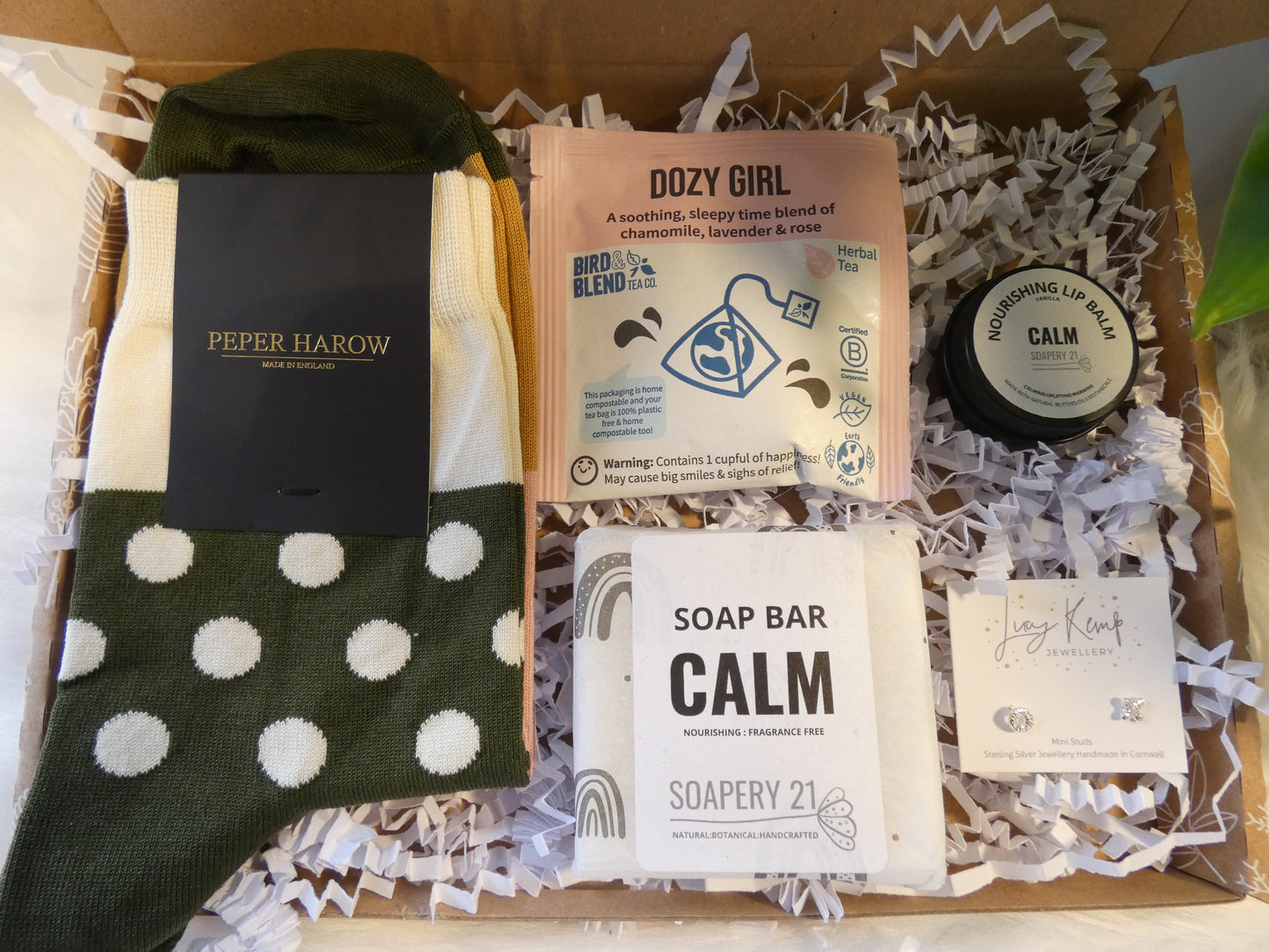 CALM & COSY SPARKLE POSTAL GIFT BOX