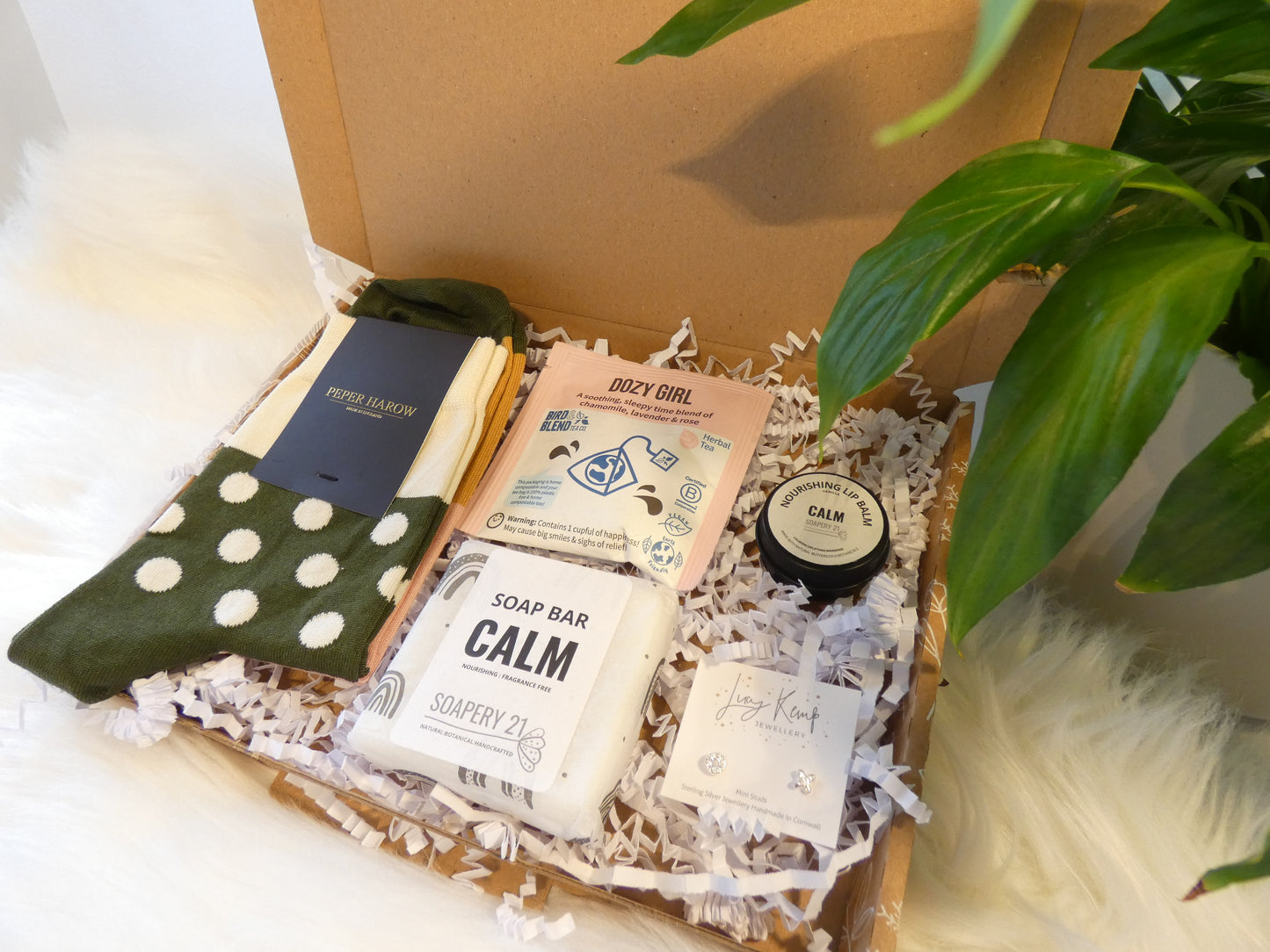 CALM & COSY SPARKLE POSTAL GIFT BOX