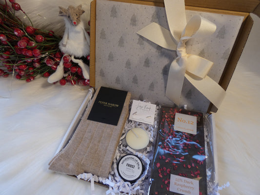 MERRY CHRISTMAS LUXURY POSTAL GIFT BOX