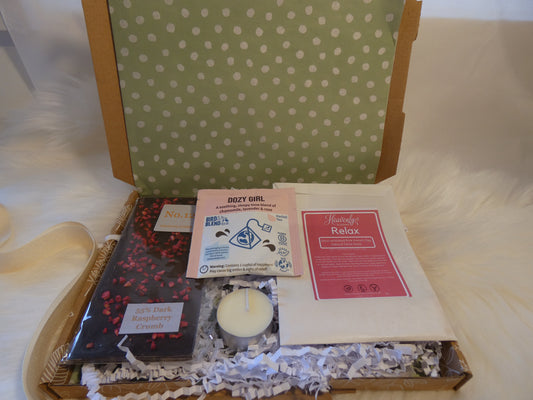 RELAX AND REWIND POSTAL GIFT BOX