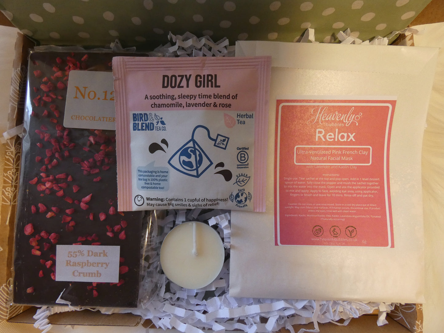 RELAX AND REWIND POSTAL GIFT BOX